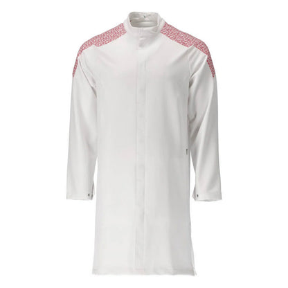 White-Traffic Red - Front - Mascot Mens Smock Food & Care Full Apron