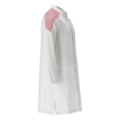 White-Traffic Red - Back - Mascot Mens Smock Food & Care Full Apron