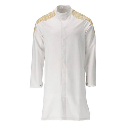 White-Curry-Gold - Front - Mascot Mens Smock Food & Care Full Apron