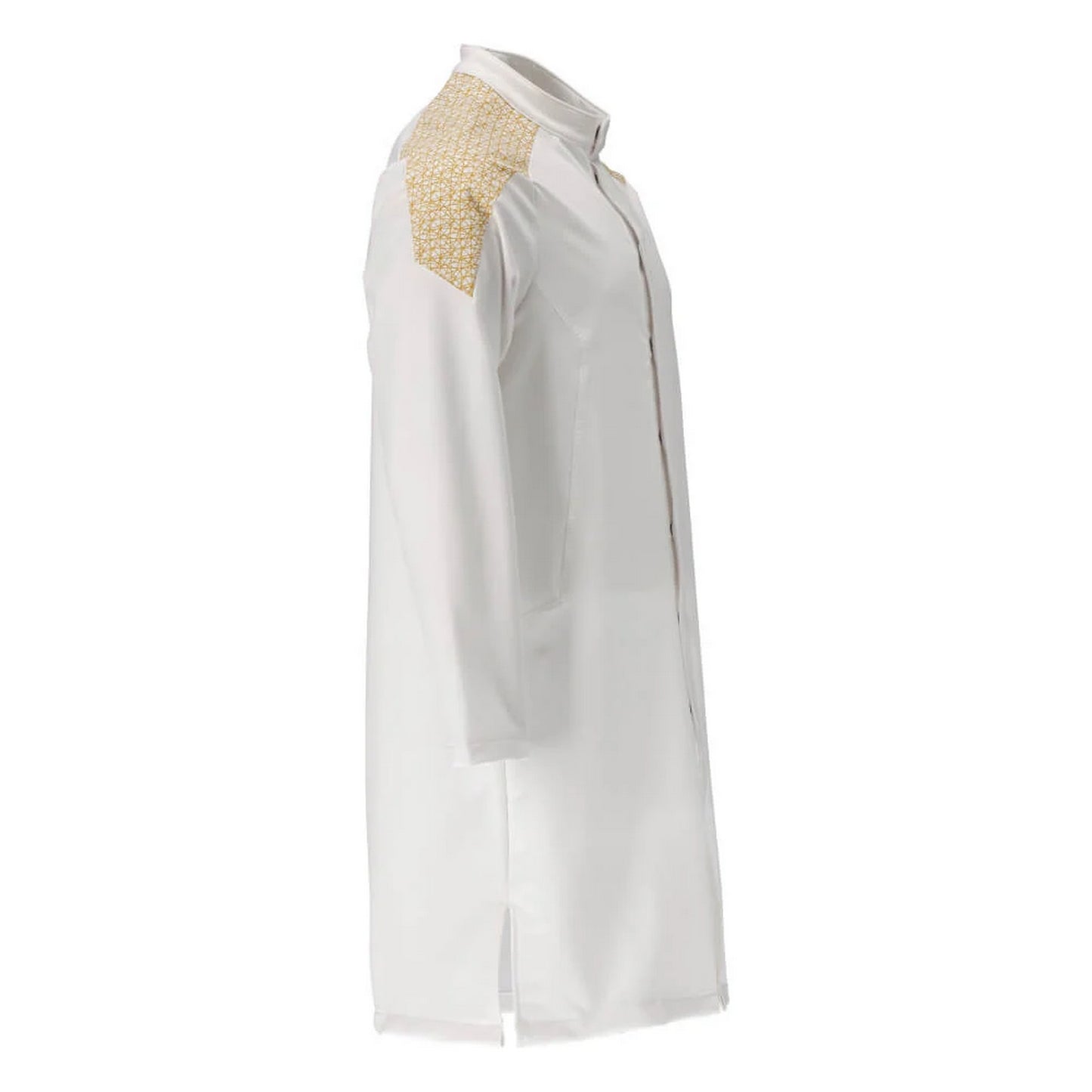 White-Curry-Gold - Back - Mascot Mens Smock Food & Care Full Apron