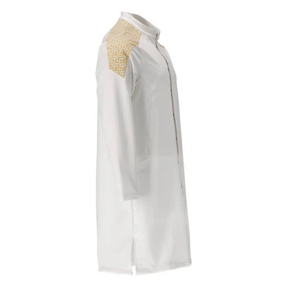 White-Curry-Gold - Back - Mascot Mens Smock Food & Care Full Apron
