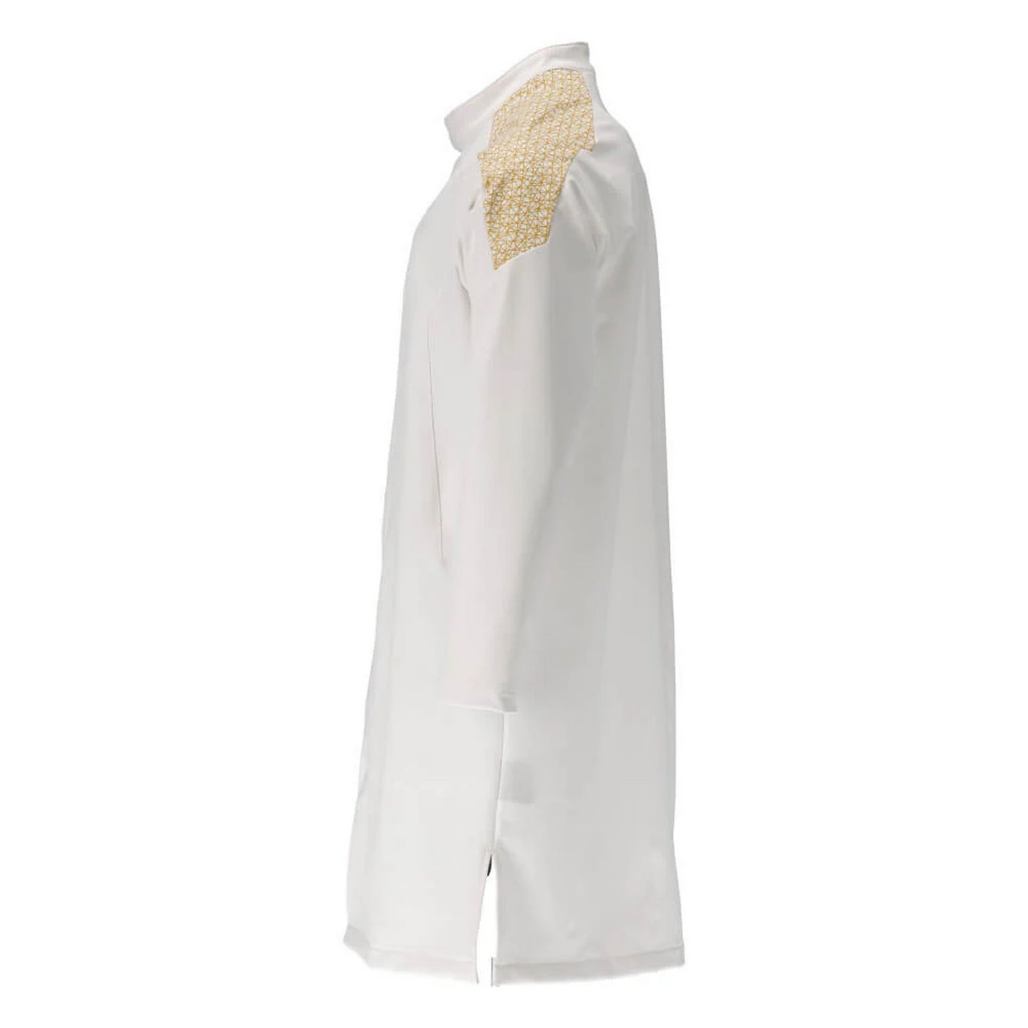 White-Curry-Gold - Side - Mascot Mens Smock Food & Care Full Apron