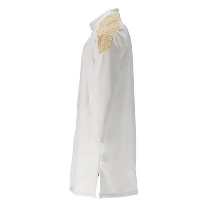 White-Curry-Gold - Side - Mascot Mens Smock Food & Care Full Apron