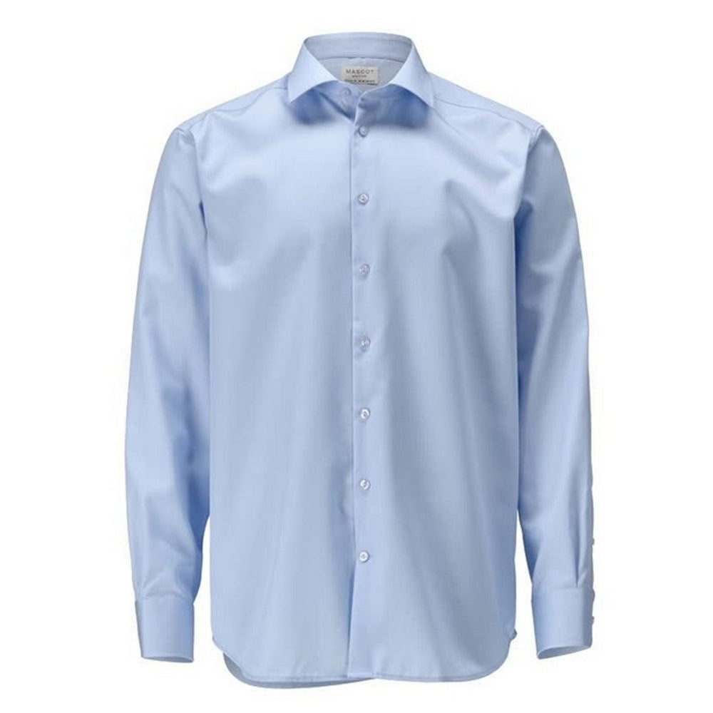 Light Blue - Front - Mascot Mens Frontline Poplin Classic Shirt