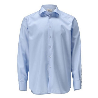 Light Blue - Front - Mascot Mens Frontline Poplin Classic Shirt