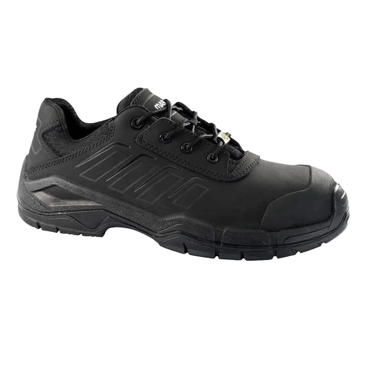 Black - Side - Mascot Mens Footwear Fit Ultar Leather Safety Shoes