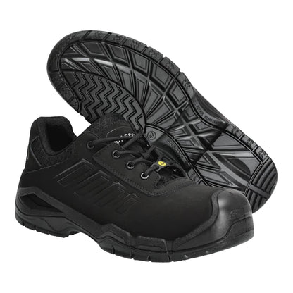 Black - Lifestyle - Mascot Mens Footwear Fit Ultar Leather Safety Shoes