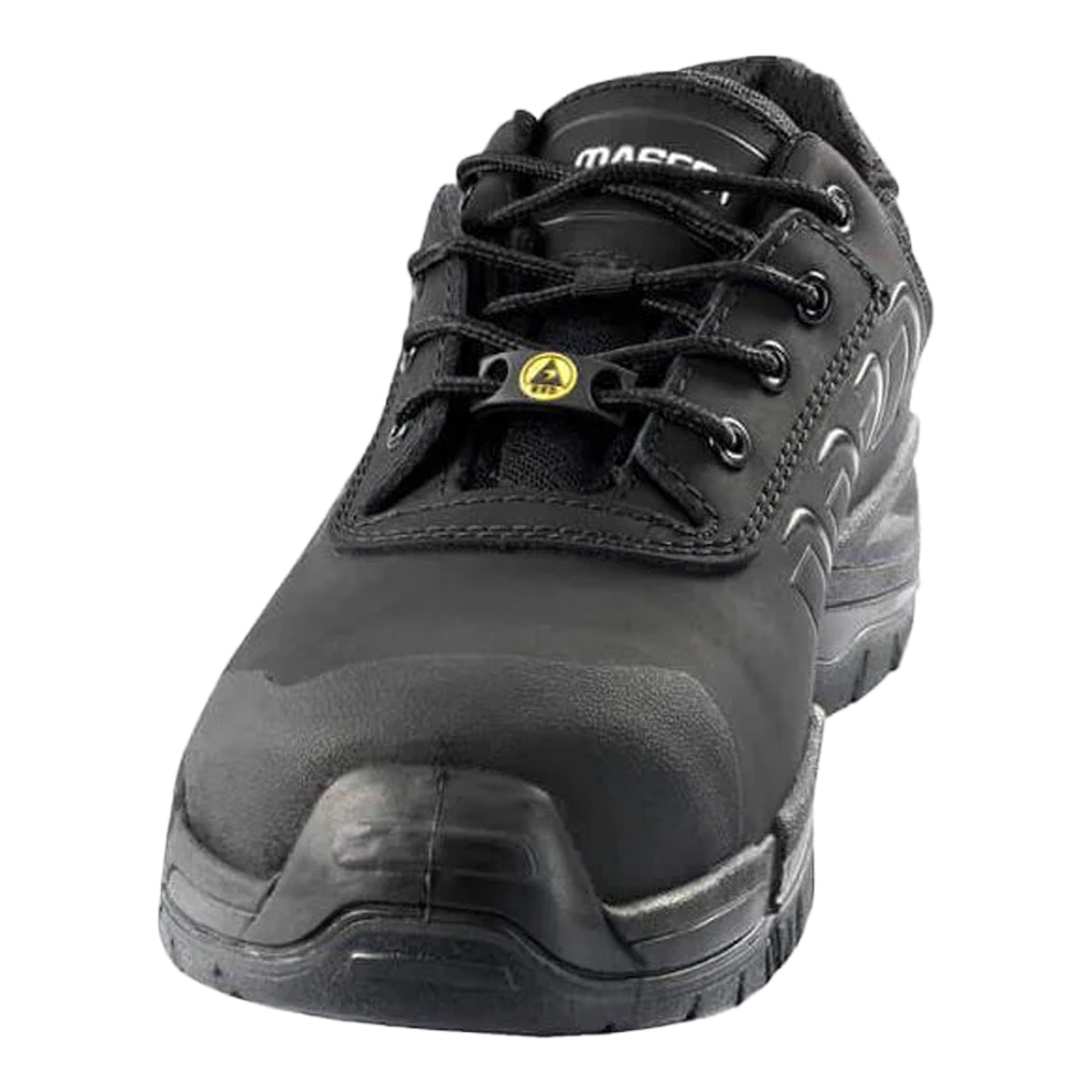 Black - Front - Mascot Mens Footwear Fit Ultar Leather Safety Shoes