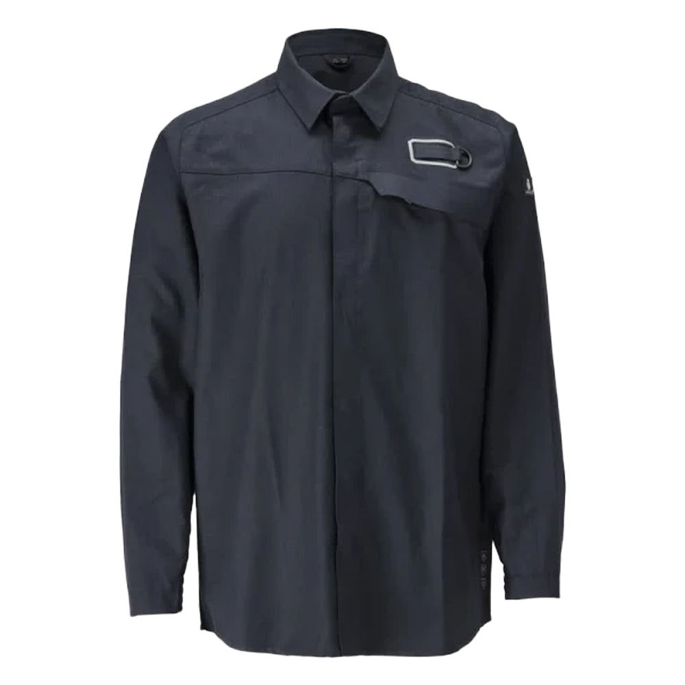 Dark Navy - Front - Mascot Mens Accelerate Multisafe Shirt