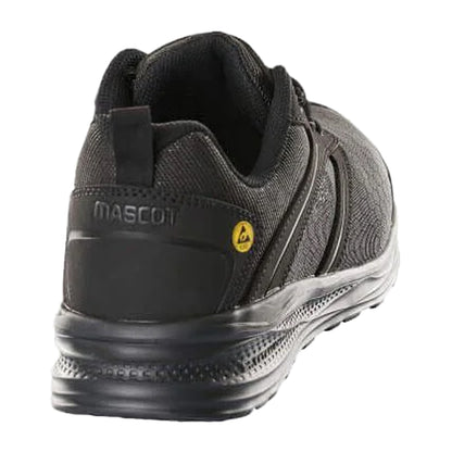 Black - Back - Mascot Mens Footwear Carbon Leather Safety Shoes
