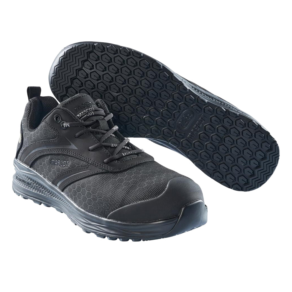 Black - Lifestyle - Mascot Mens Footwear Carbon Leather Safety Shoes