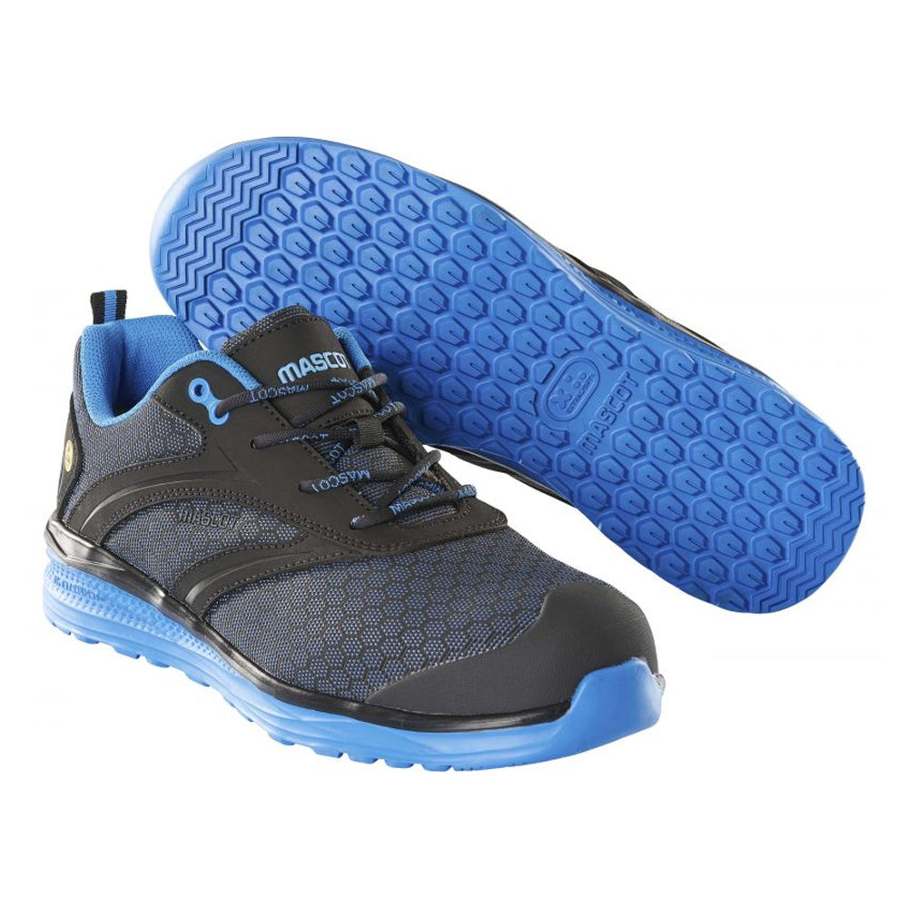 Black-Royal Blue - Lifestyle - Mascot Mens Footwear Carbon Leather Safety Shoes