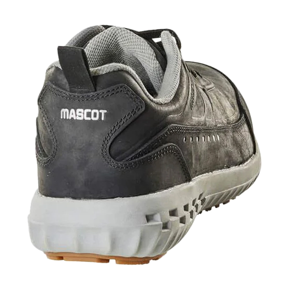 Black - Back - Mascot Mens Footwear Move Nubuck Lace Up Safety Shoes