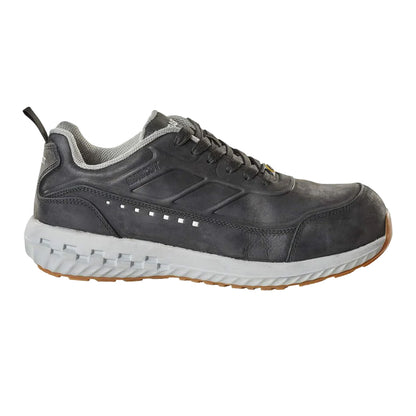 Black - Side - Mascot Mens Footwear Move Nubuck Lace Up Safety Shoes