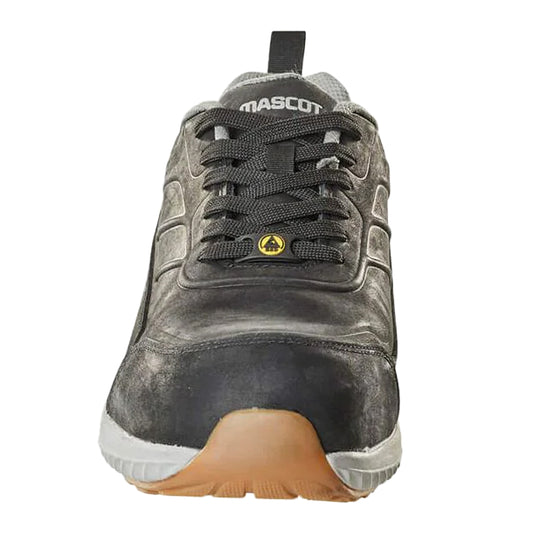 Black - Front - Mascot Mens Footwear Move Nubuck Lace Up Safety Shoes