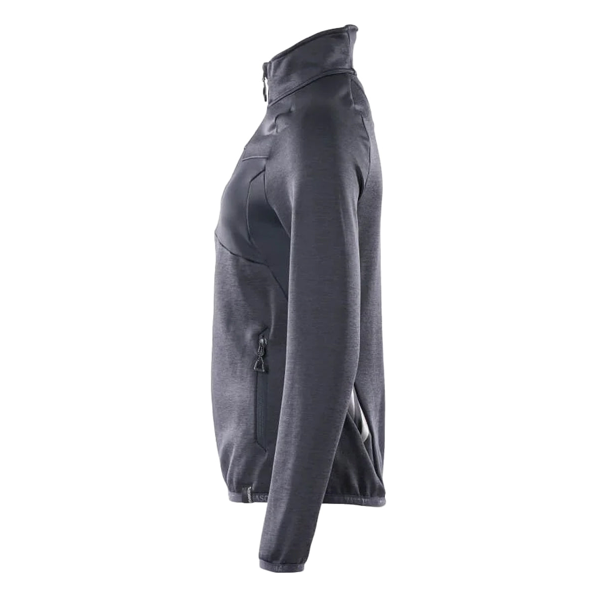 Dark Navy - Side - Mascot Womens-Ladies Accelerate Fleece Jacket