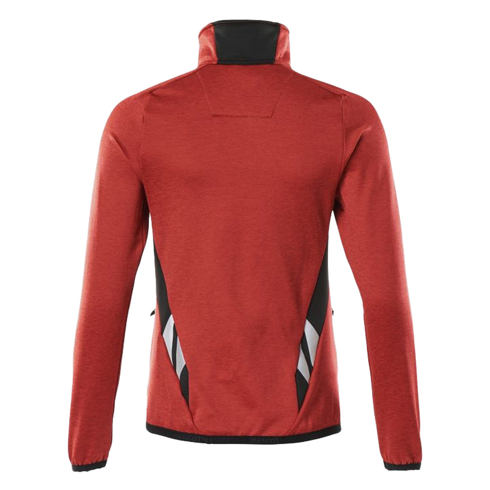Traffic Red-Black - Back - Mascot Womens-Ladies Accelerate Fleece Jacket