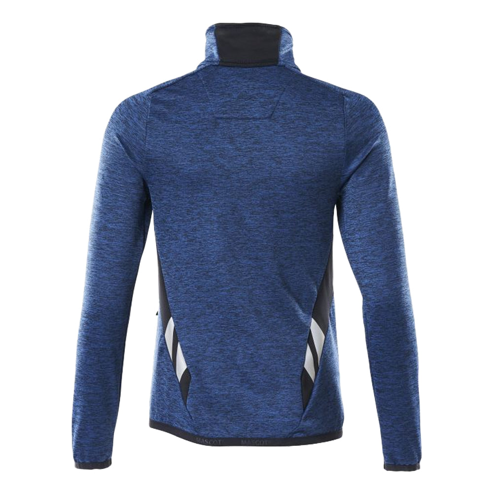Azure Blue-Dark Navy - Back - Mascot Womens-Ladies Accelerate Fleece Jacket