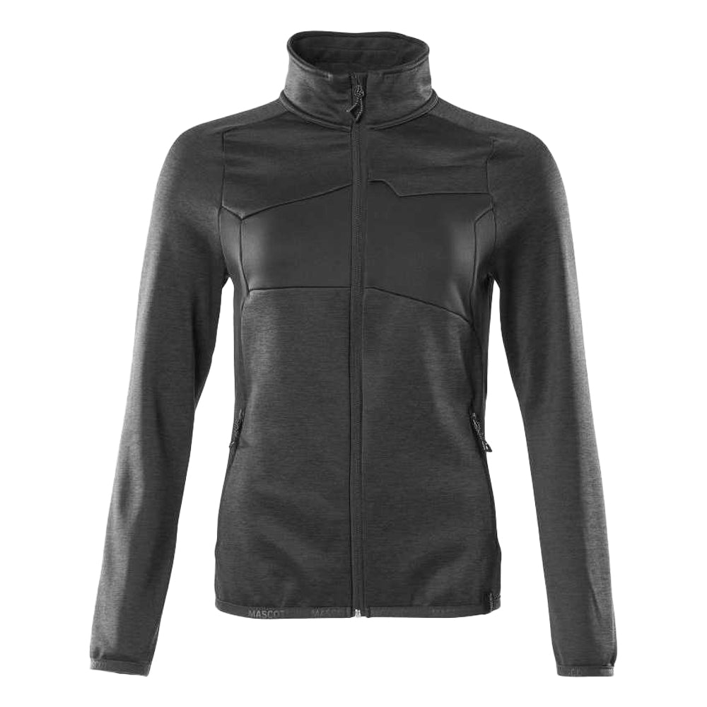Black - Front - Mascot Womens-Ladies Accelerate Fleece Jacket