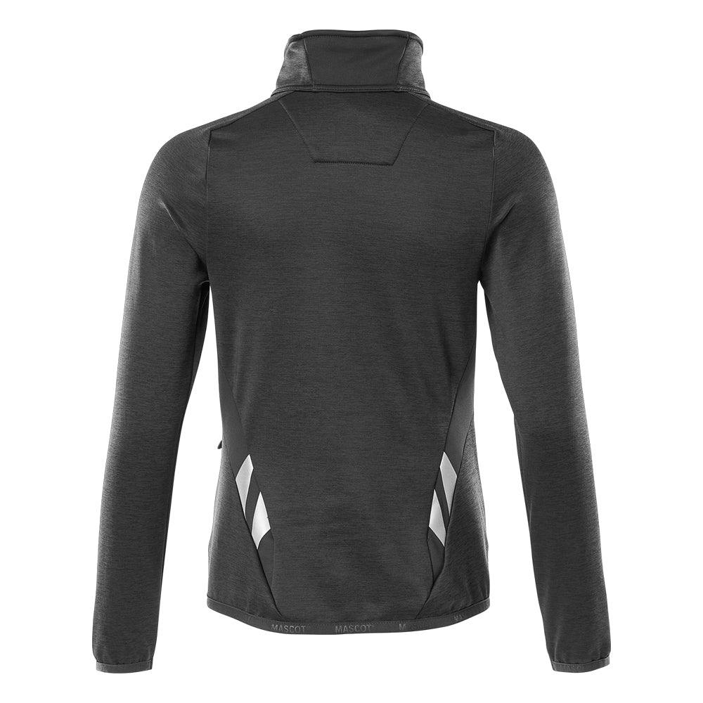 Black - Back - Mascot Womens-Ladies Accelerate Fleece Jacket