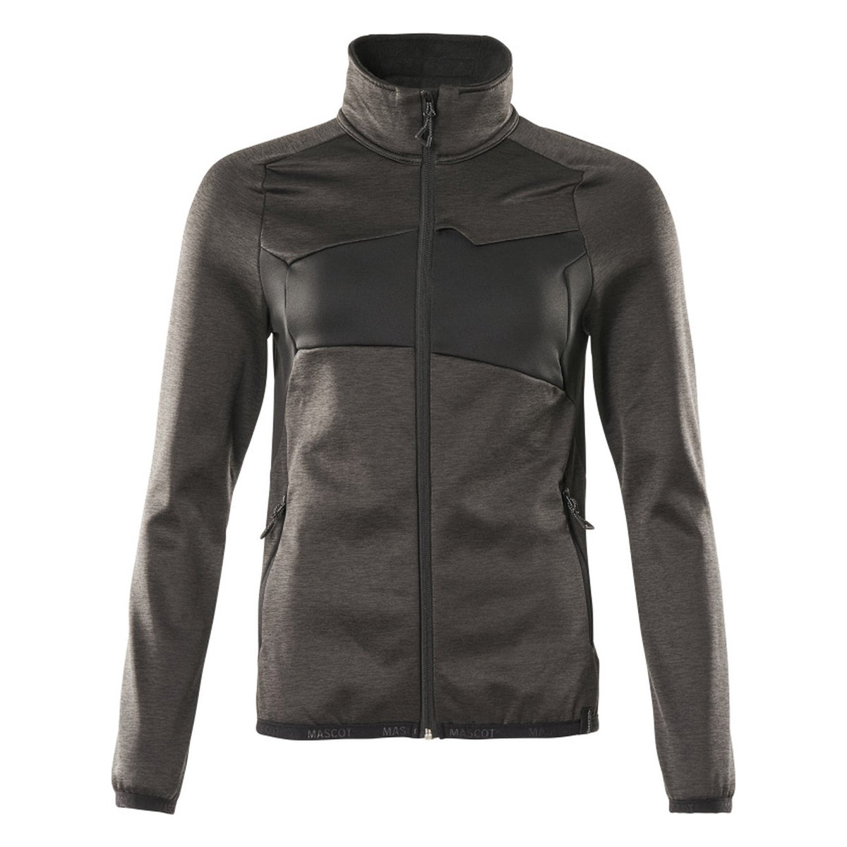 Dark Anthracite-Black - Front - Mascot Womens-Ladies Accelerate Fleece Jacket