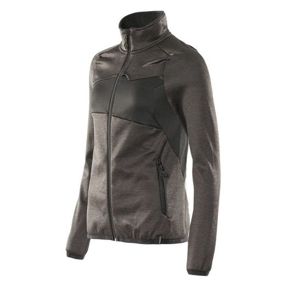 Dark Anthracite-Black - Back - Mascot Womens-Ladies Accelerate Fleece Jacket