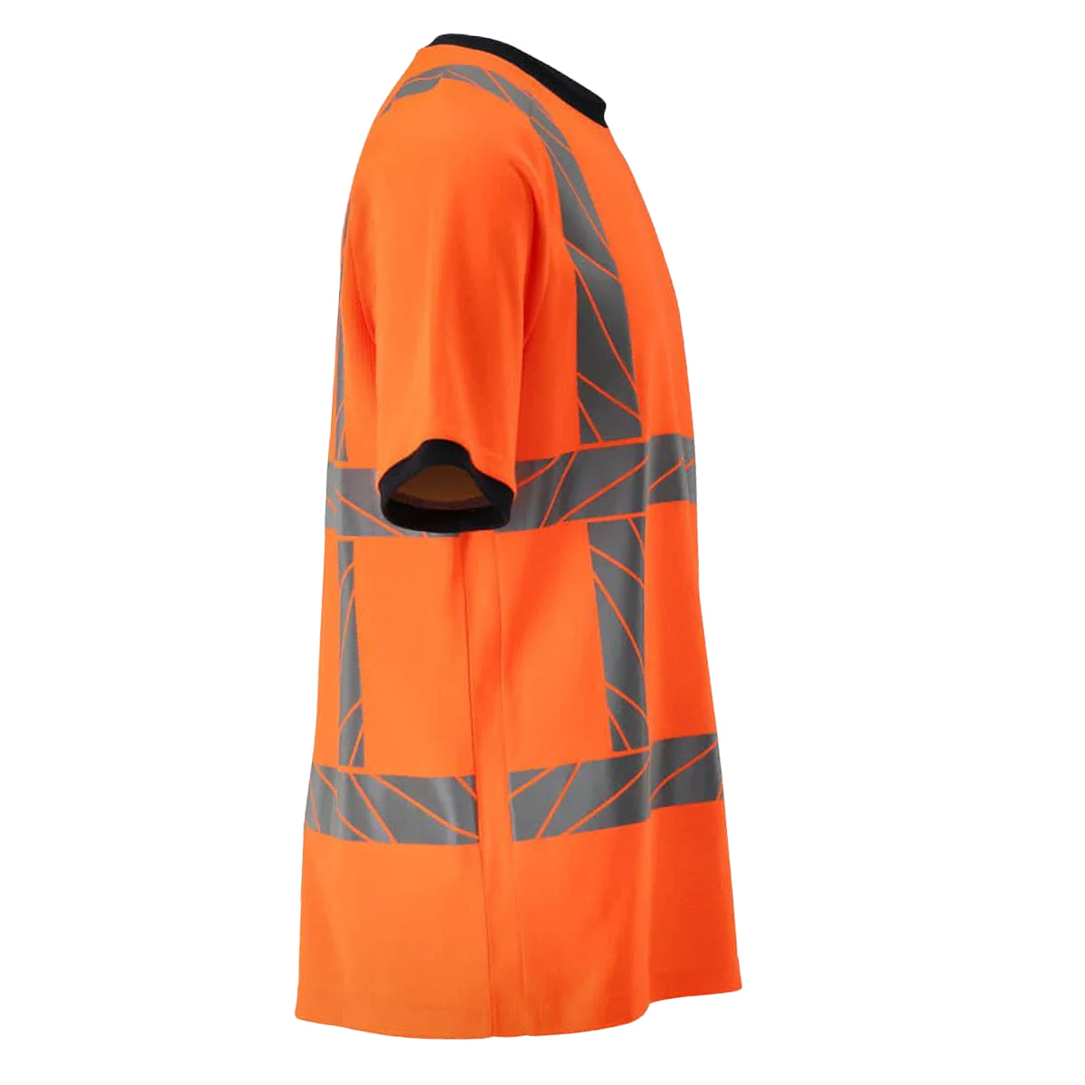 Orange - Back - Mascot Mens Accelerate Safe Safety T-Shirt