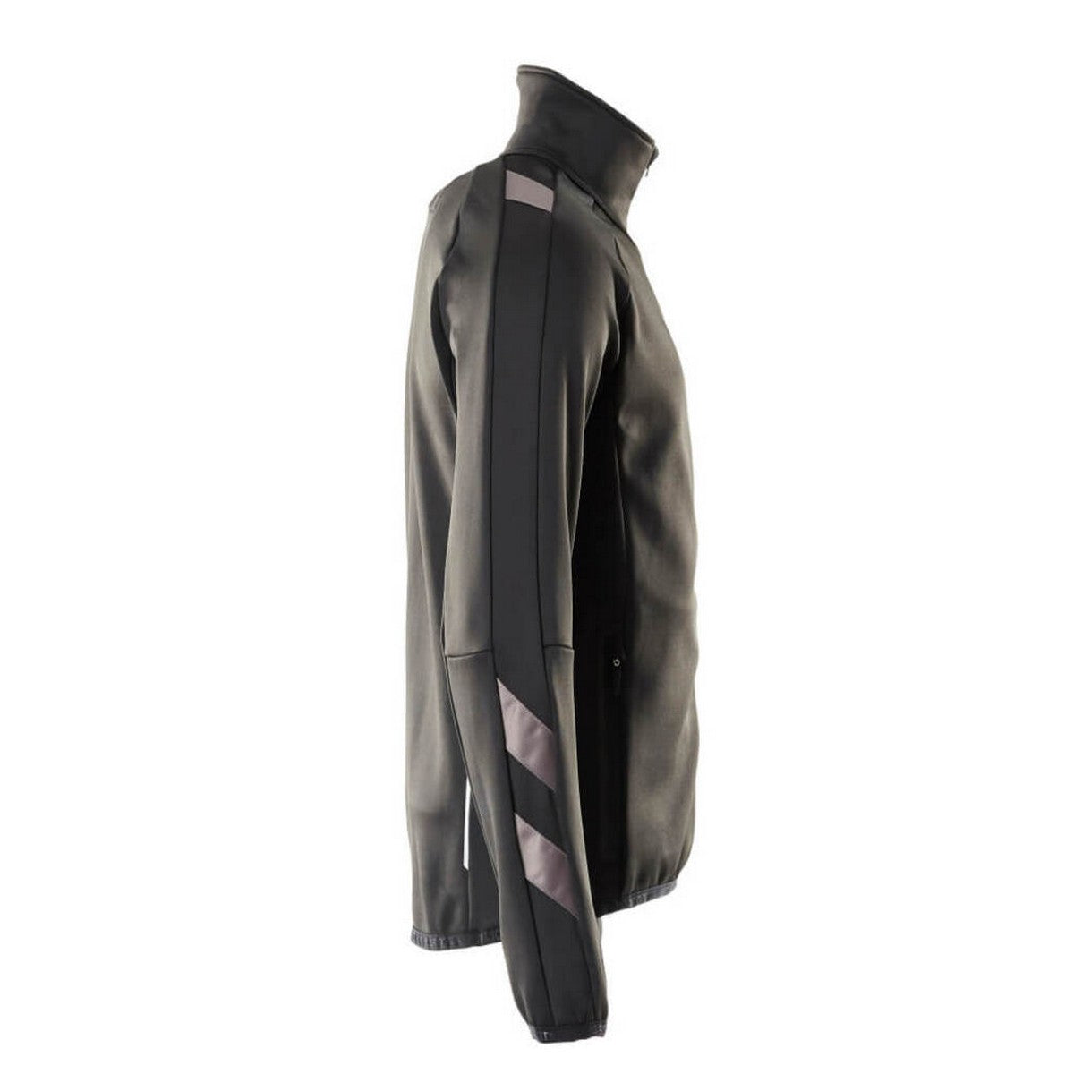 Black - Side - Mascot Mens Unique Fleece Jacket