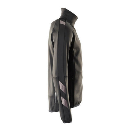 Black - Side - Mascot Mens Unique Fleece Jacket