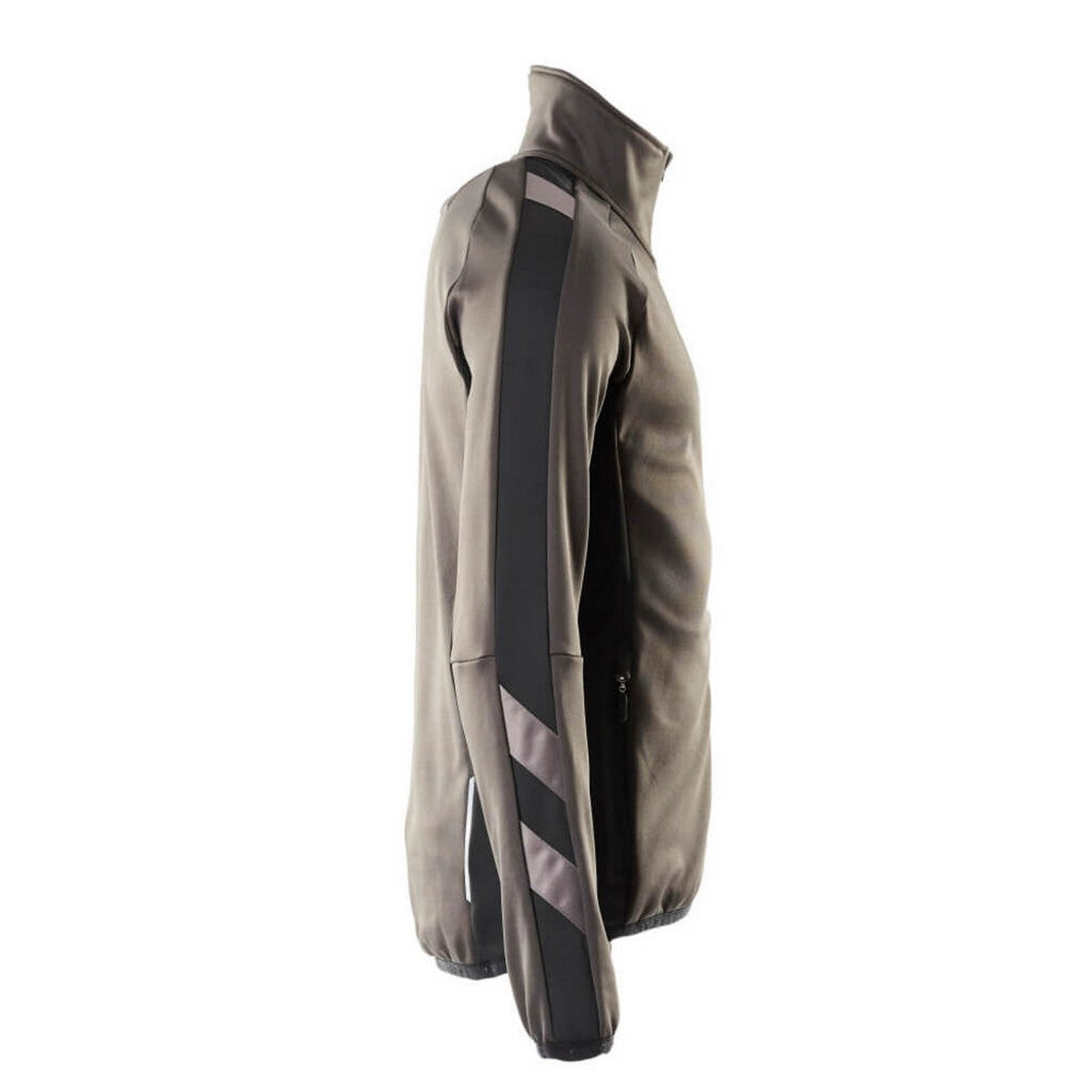 Dark Anthracite-Black - Side - Mascot Mens Unique Fleece Jacket