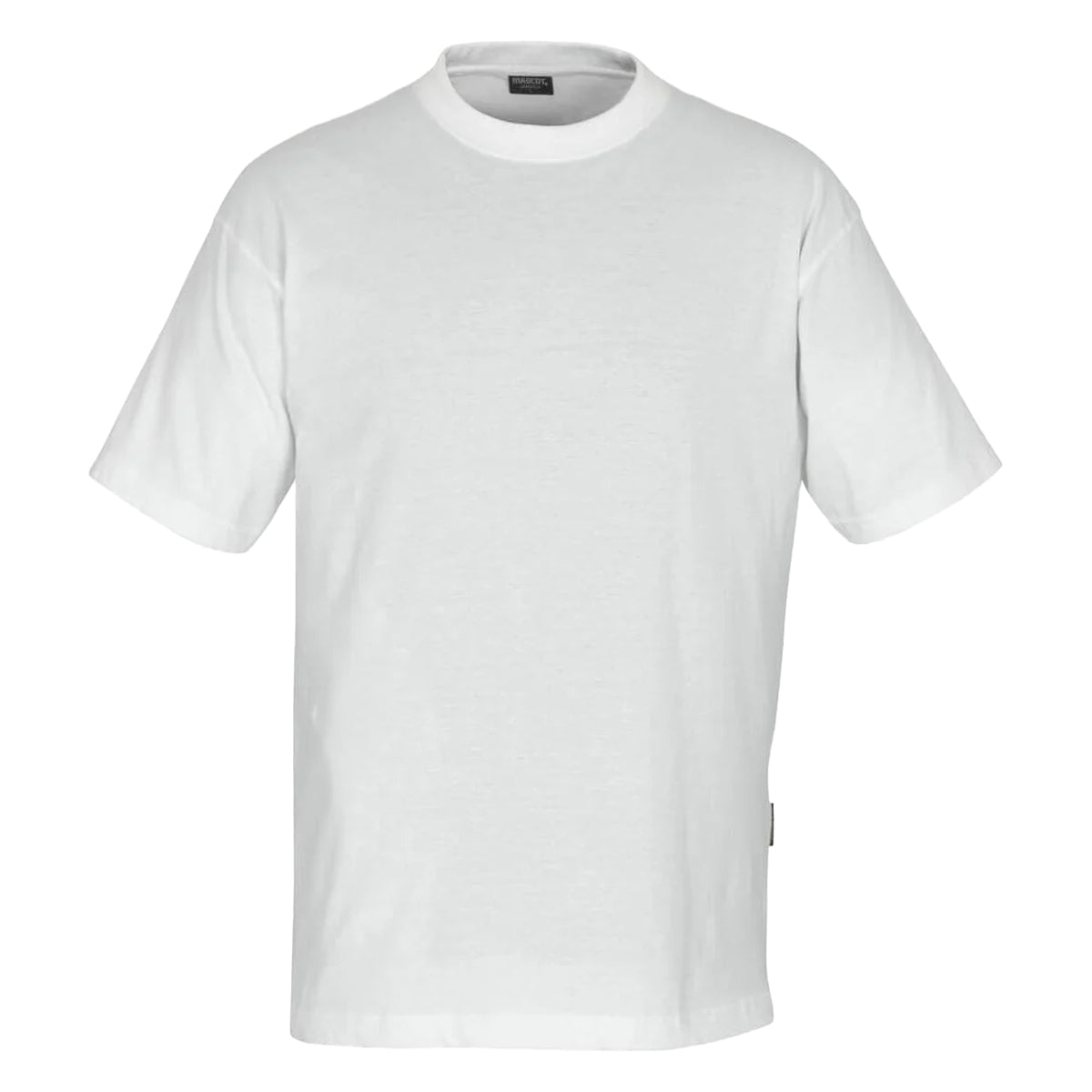 White - Front - Mascot Mens Crossover Jamaica T-Shirt
