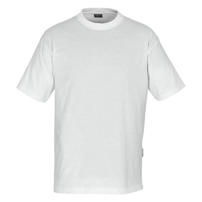 White - Front - Mascot Mens Crossover Jamaica T-Shirt