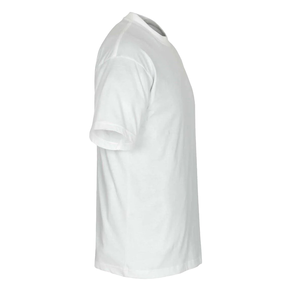 White - Back - Mascot Mens Crossover Jamaica T-Shirt