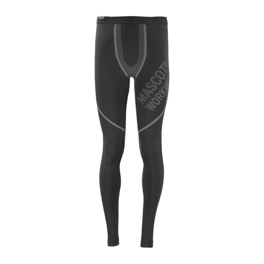 Black - Front - Mascot Mens Crossover Moss Thermal Base Layer Bottoms