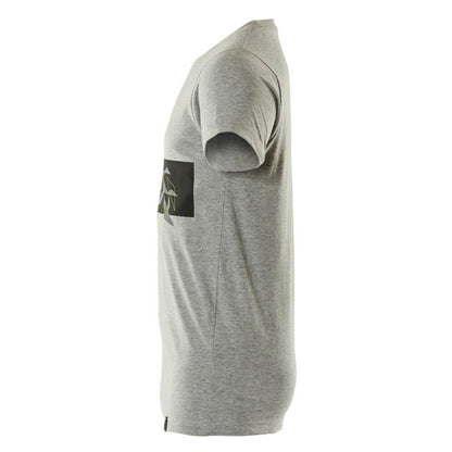 Grey-Hi Vis Yellow - Lifestyle - Mascot Mens Accelerate Safe Round Neck T-Shirt