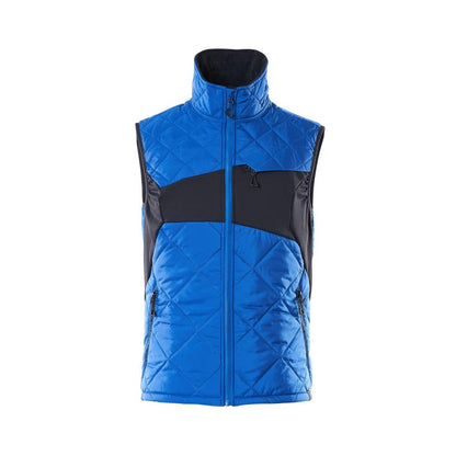 Azure Blue-Dark Navy - Front - Mascot Mens Accelerate Plain Winter Gilet