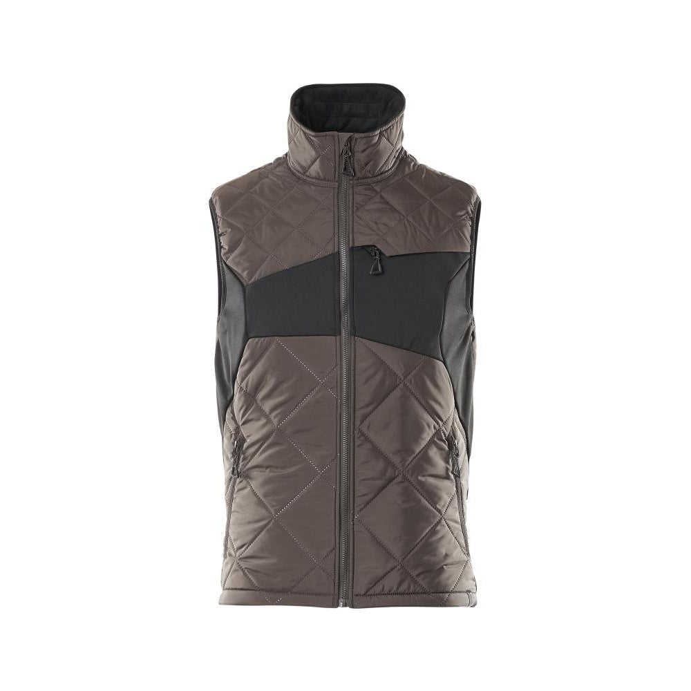 Dark Anthracite-Black - Front - Mascot Mens Accelerate Plain Winter Gilet