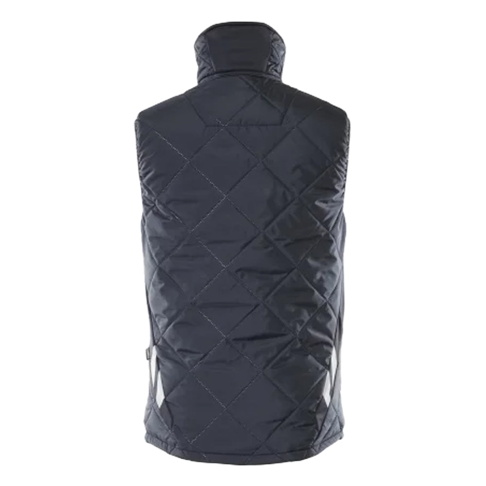 Dark Navy - Back - Mascot Mens Accelerate Plain Winter Gilet
