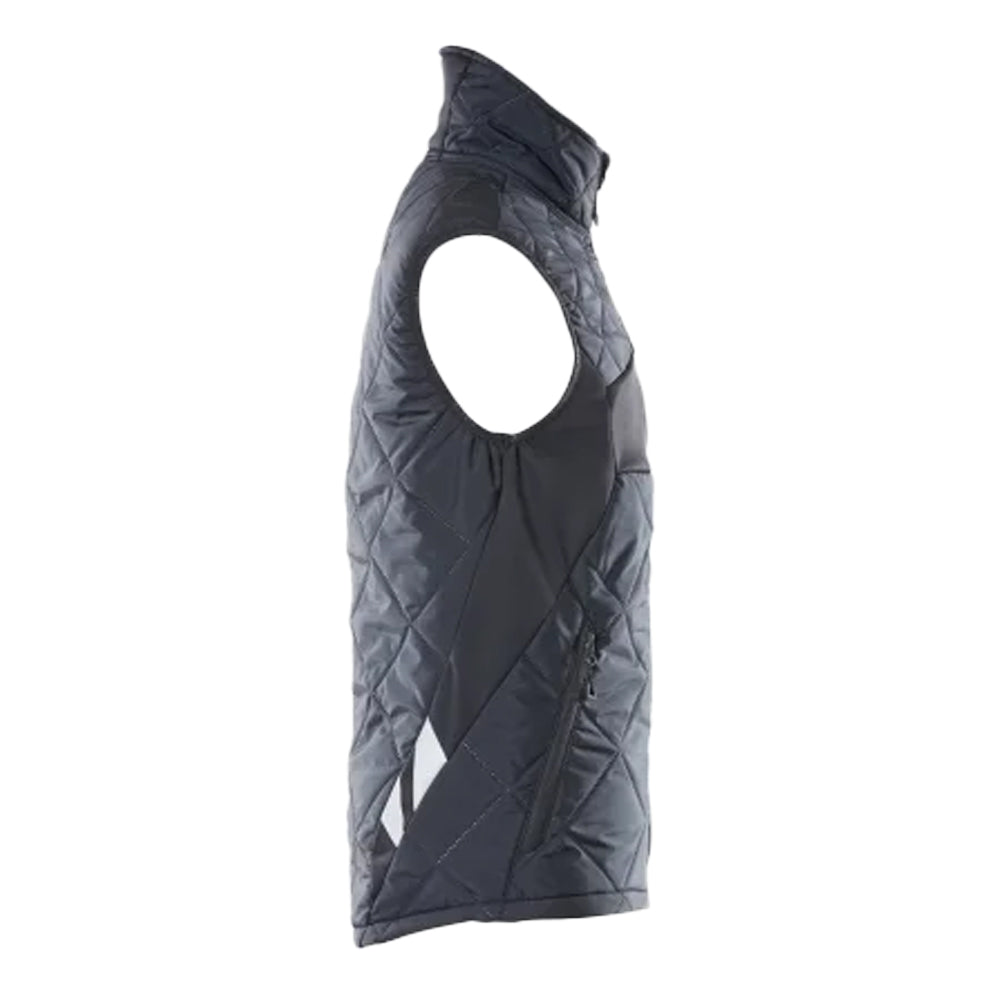 Dark Navy - Side - Mascot Mens Accelerate Plain Winter Gilet