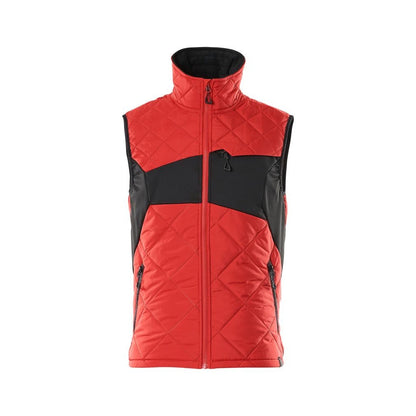 Traffic Red-Black - Front - Mascot Mens Accelerate Plain Winter Gilet