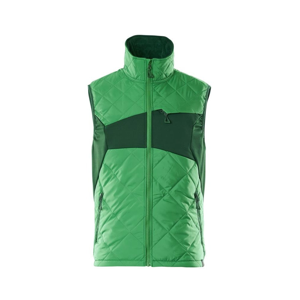 Grass Green-Green - Front - Mascot Mens Accelerate Plain Winter Gilet