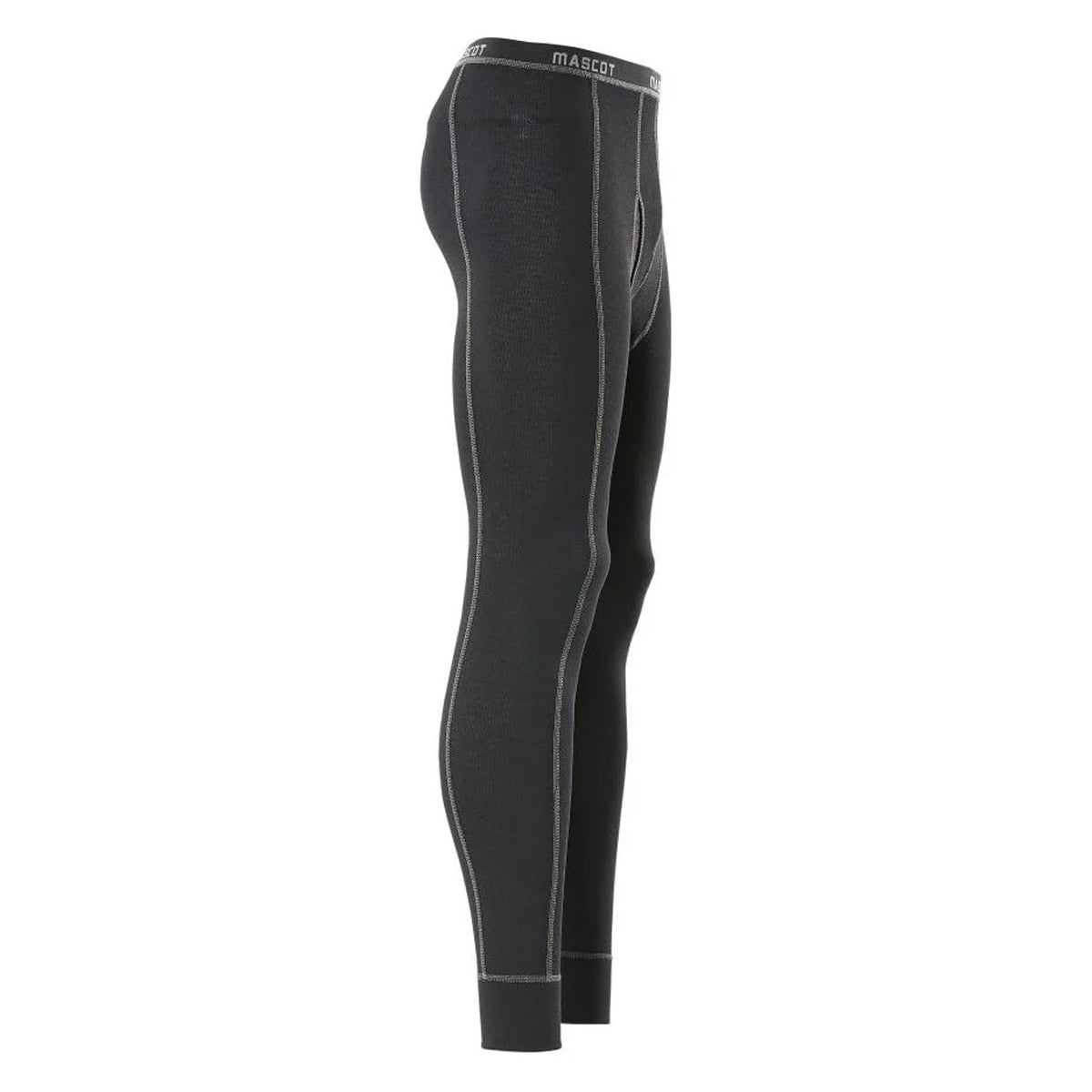 Black - Back - Mascot Mens Crossover Vigo Thermal Base Layer Bottoms