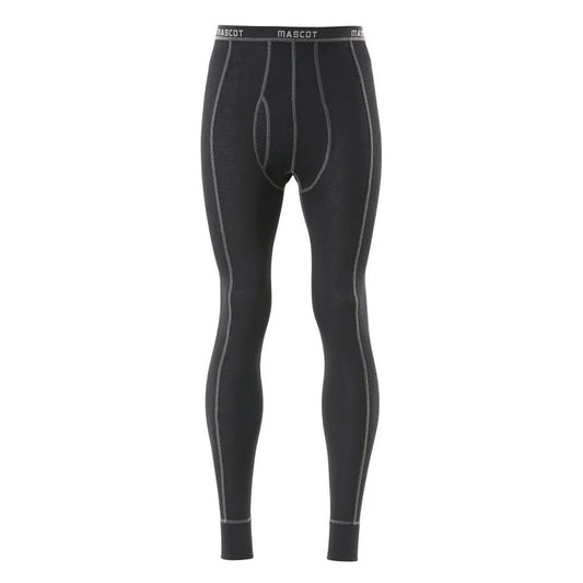 Black - Front - Mascot Mens Crossover Vigo Thermal Base Layer Bottoms