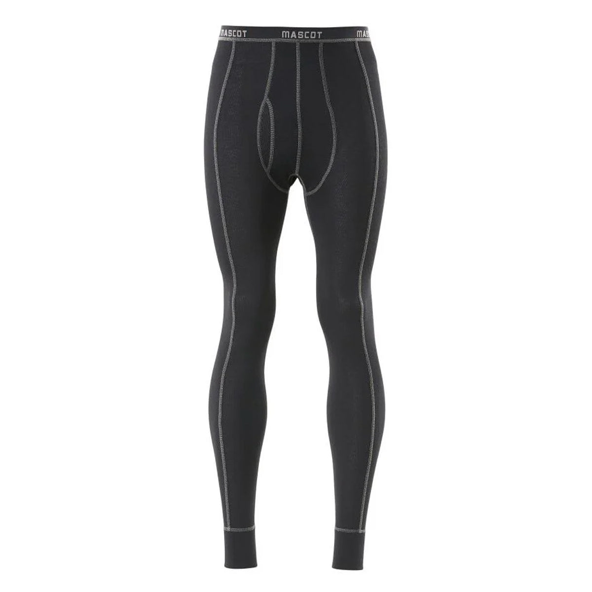 Black - Front - Mascot Mens Crossover Vigo Thermal Base Layer Bottoms