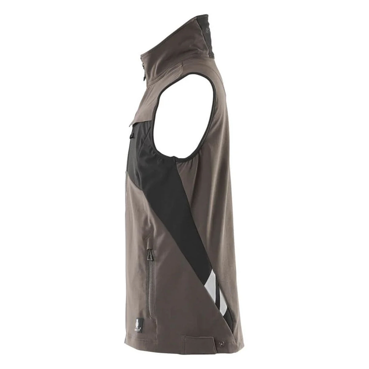 Dark Anthracite-Black - Lifestyle - Mascot Mens Accelerate Two Tone 4 Way Stretch Lightweight Gilet