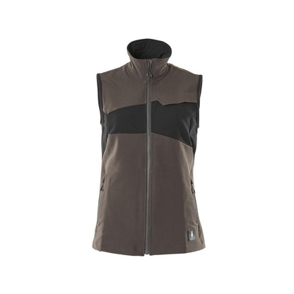 Dark Anthracite-Black - Front - Mascot Womens-Ladies Accelerate Stretch Lightweight Gilet