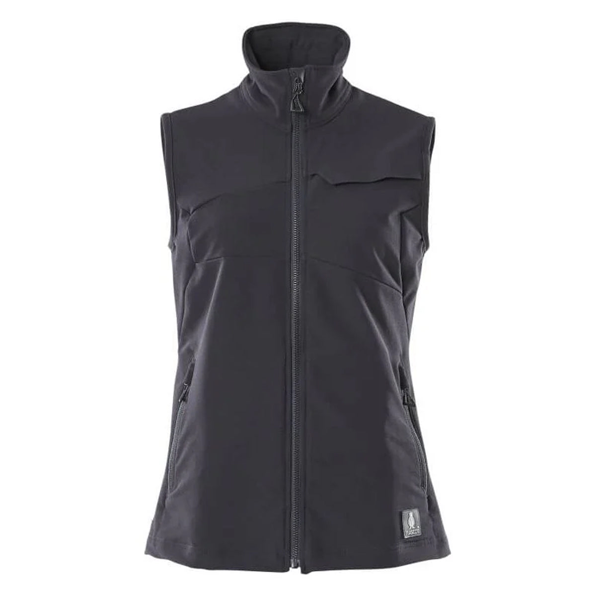 Dark Navy - Front - Mascot Womens-Ladies Accelerate Stretch Lightweight Gilet