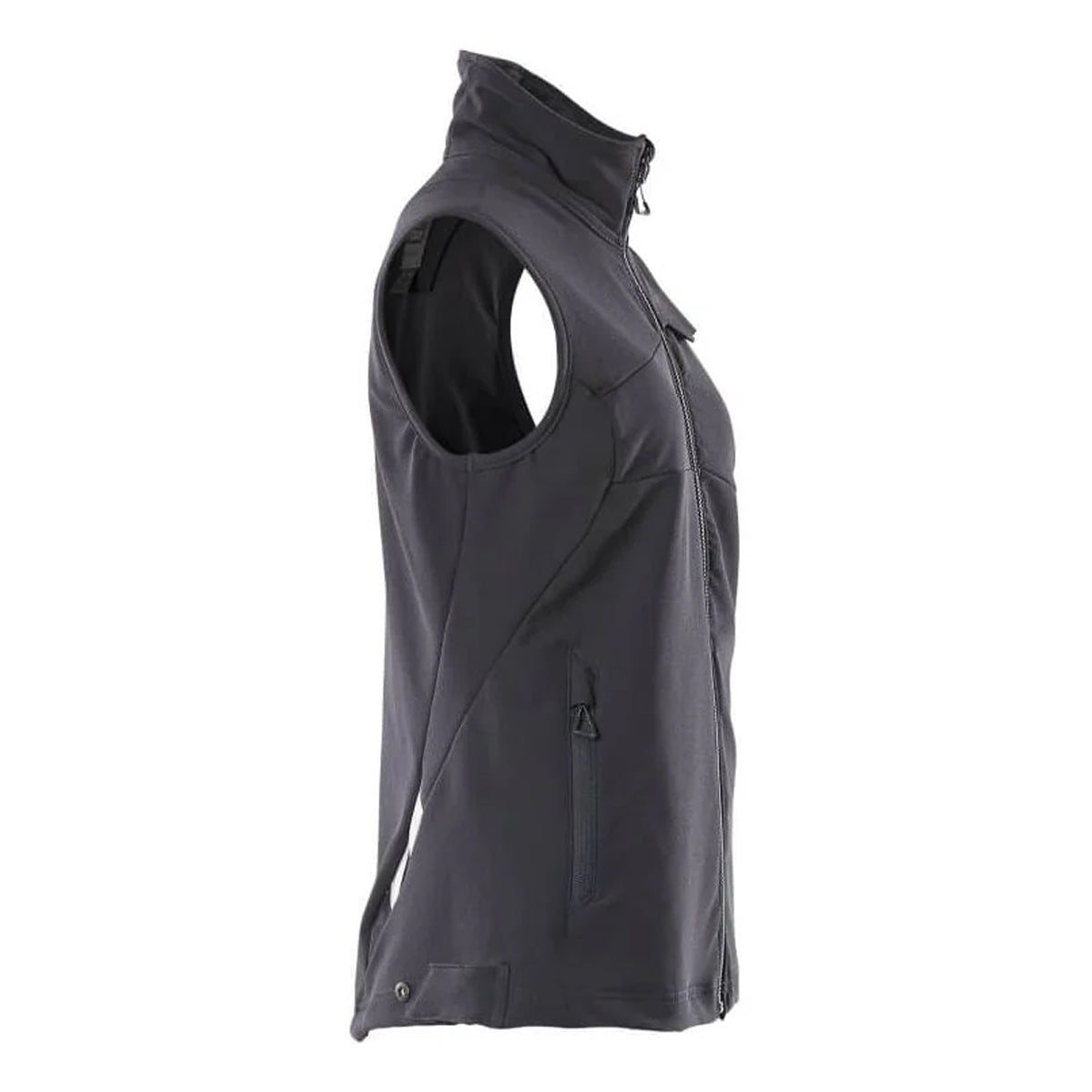 Dark Navy - Side - Mascot Womens-Ladies Accelerate Stretch Lightweight Gilet