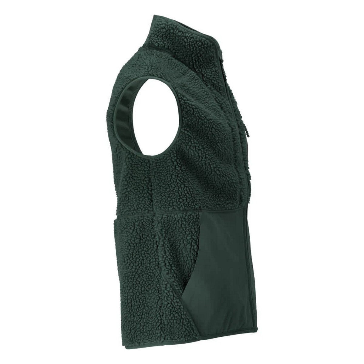 Forest Green - Back - Mascot Mens Customised Pile Zipped Gilet
