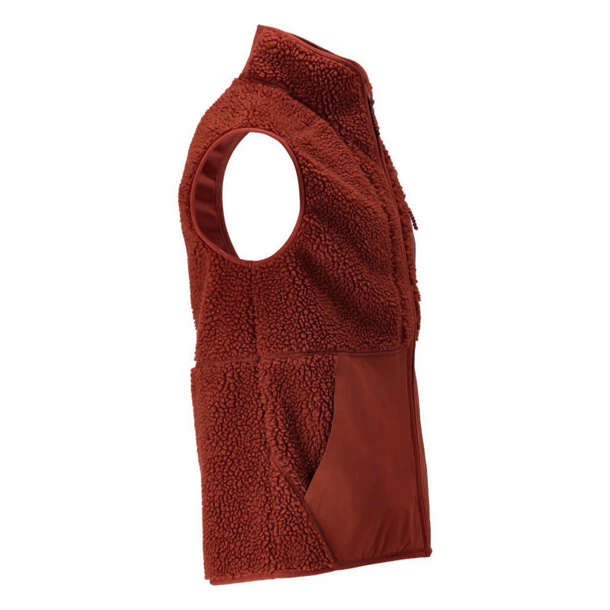 Autumn Red - Side - Mascot Mens Customised Pile Zipped Gilet